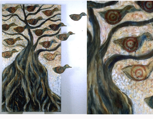 Target - Mixed-Media Painting